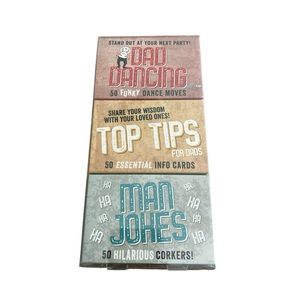 Dads Dancing, Top Tips and Man Jokes Cards
